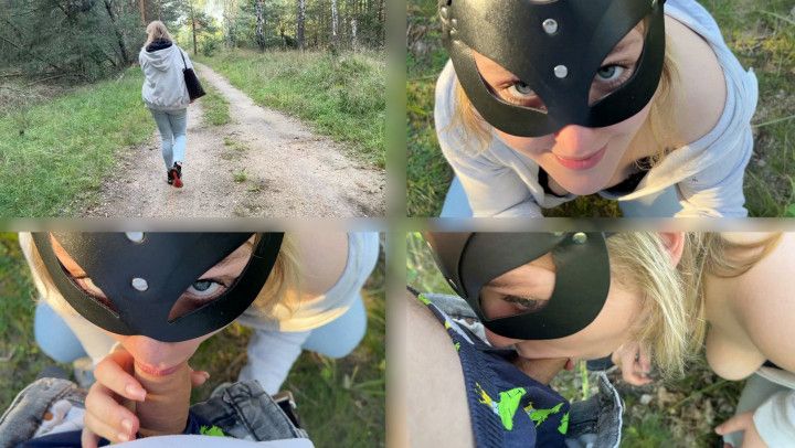 Almost caught in the woods