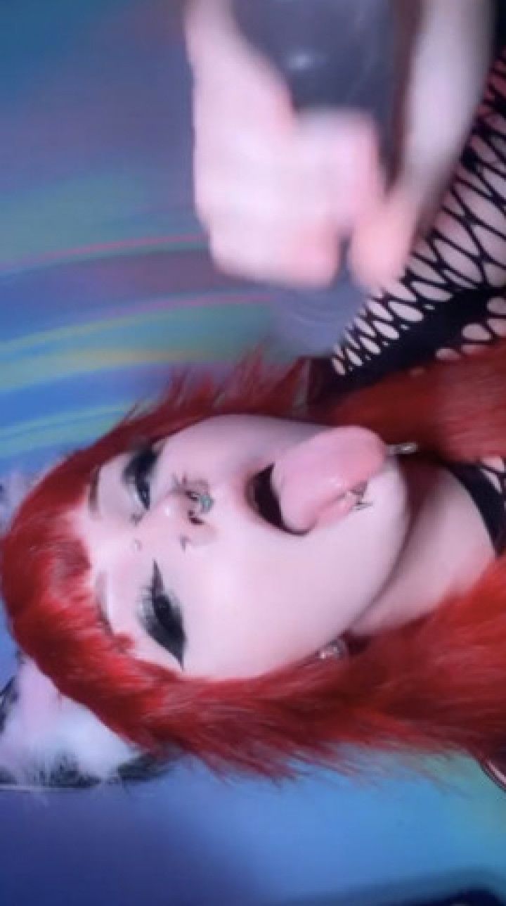 Red Head Catgirl Blowjob POV
