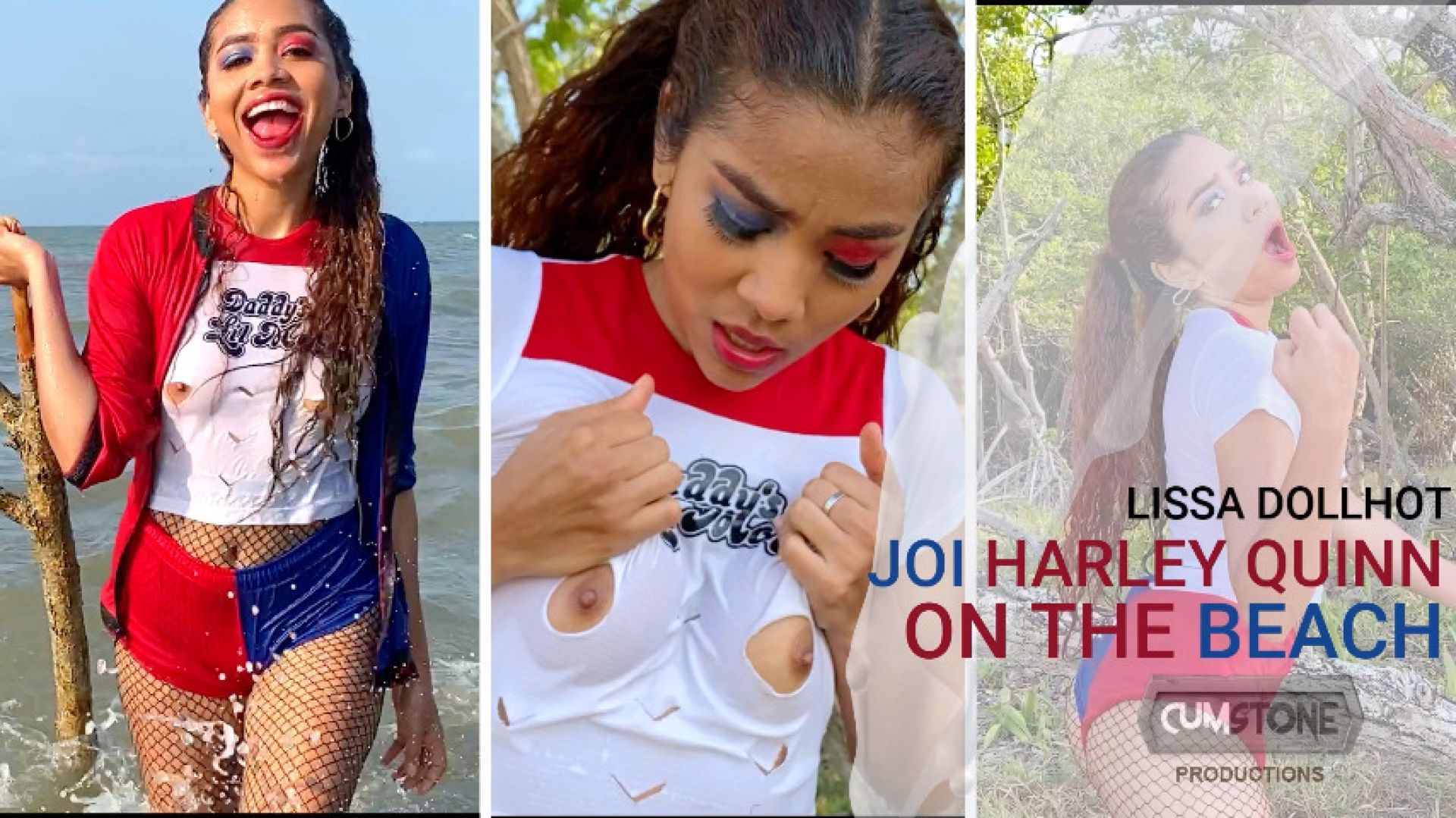 HARLEY QUINN ON THE BEACH