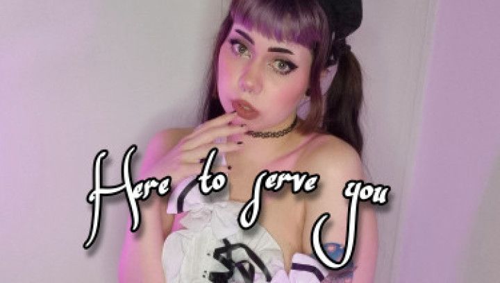 Dedicated maid wants to clean your cock