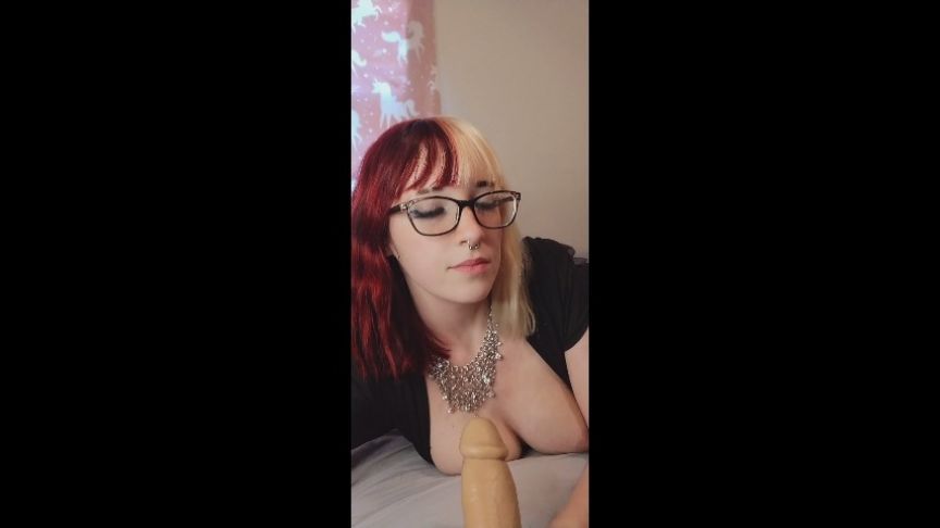 Goth girl gives you a birthday gift