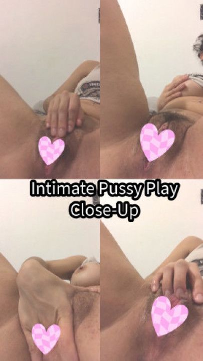 Intimate Pussy Play Close-Up