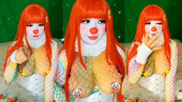 Big Boob Clown Tease featuring Boobee
