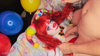 honkers_ - Clown Sex Doll ASMR Blowjob feat Clussy Clown - ManyVids