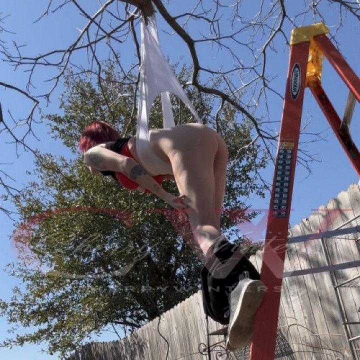 LADDER + TREE HANGING WEDGIE