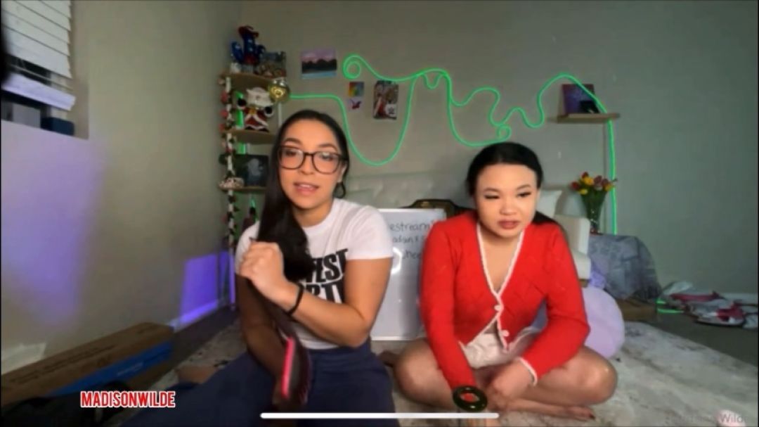 SFW clip from Sakura Lin and Madisons Live