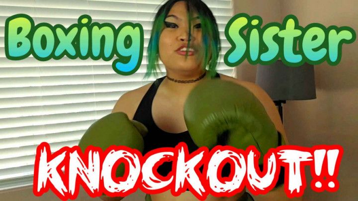 Boxing Step-Sister KNOCKOUT