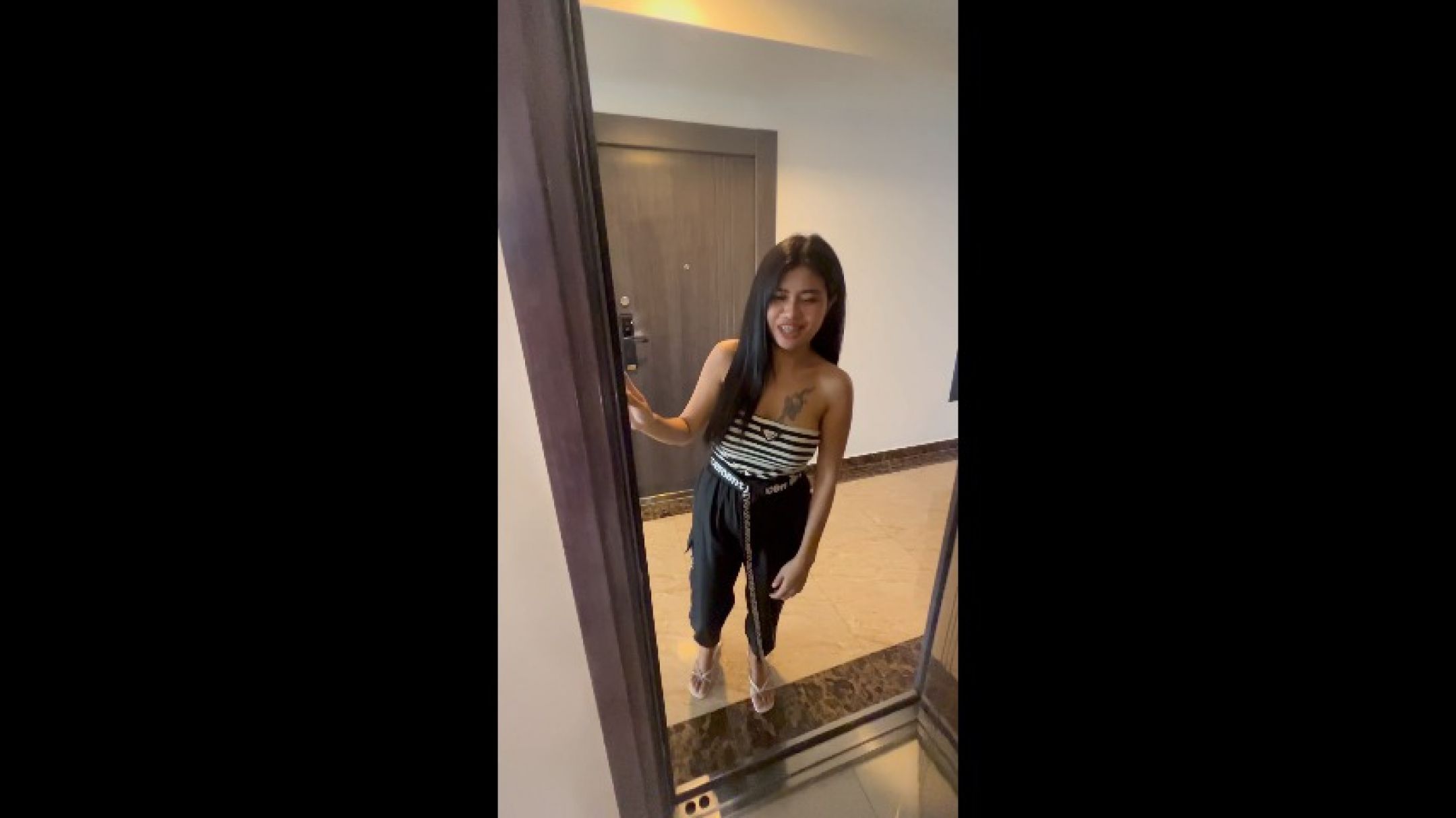 asian girl creampied after a small talking phone format
