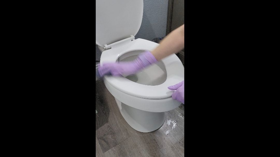 Watching Madre Marie Scrub Toilet