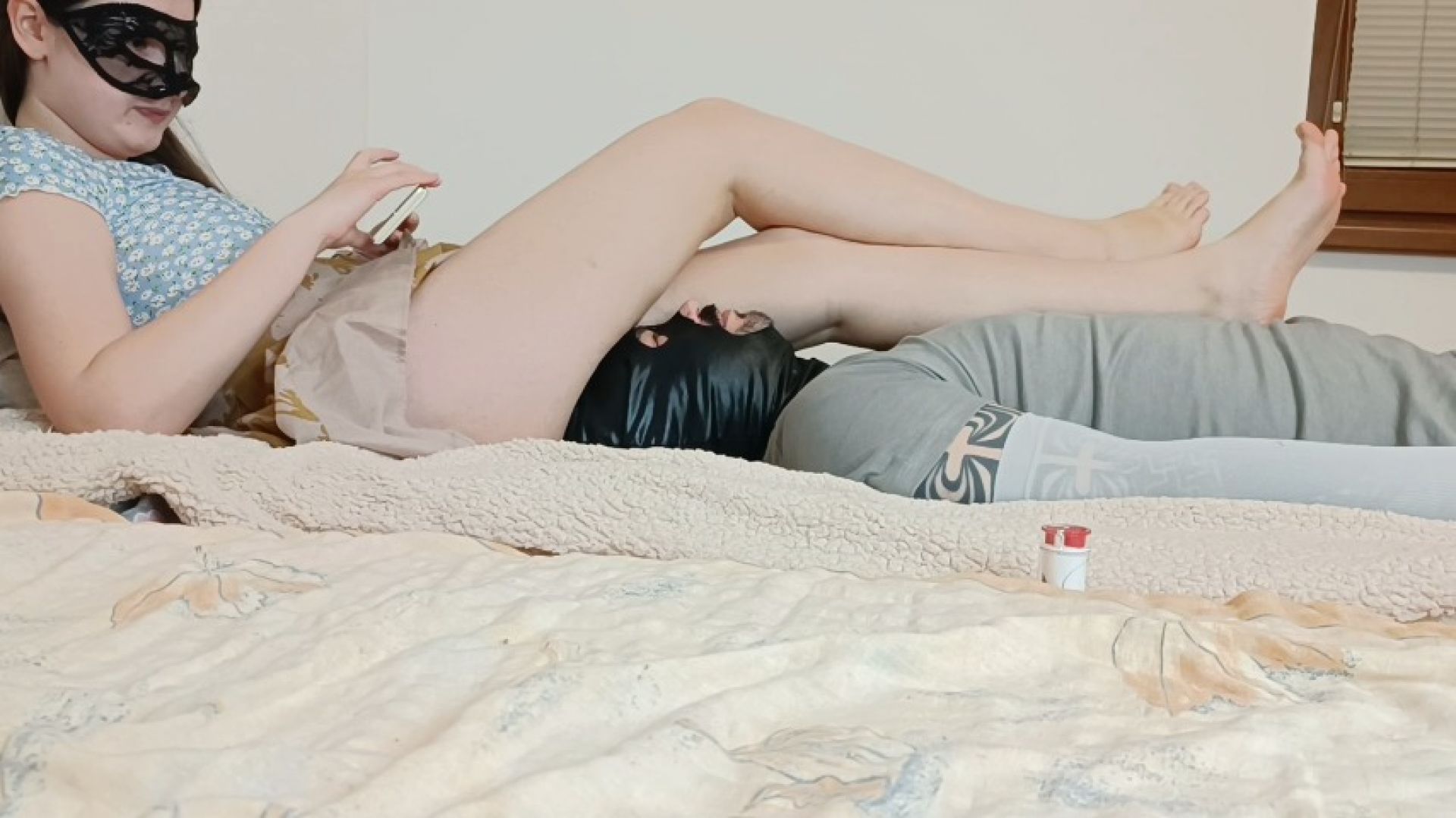 Footfetish Ignore licked Feet Facesitting Footjob Tramp Cum