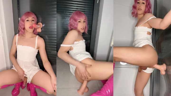 Bimbo slut deep pussy training