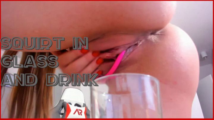 squirt in glass and taste it