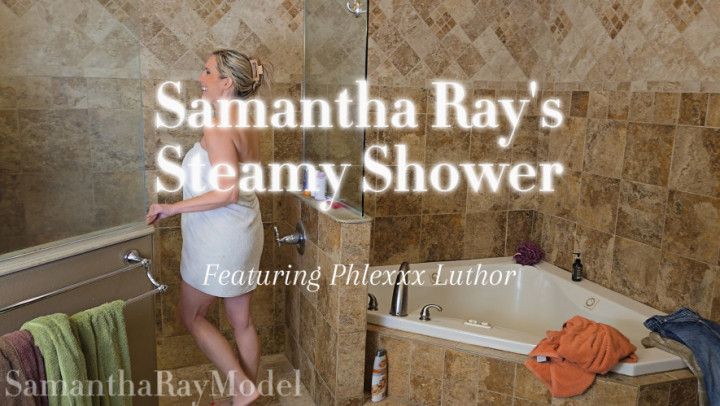 Milf Samantha Ray Gets a Steamy Shower With BBC