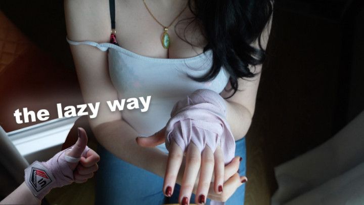 How to Wrap Your hands for Boxing - the lazy way