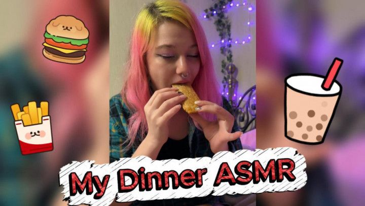 I decided to have little snack aftel all the work ASMR