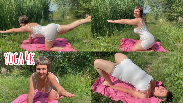 Outdoor yoga
