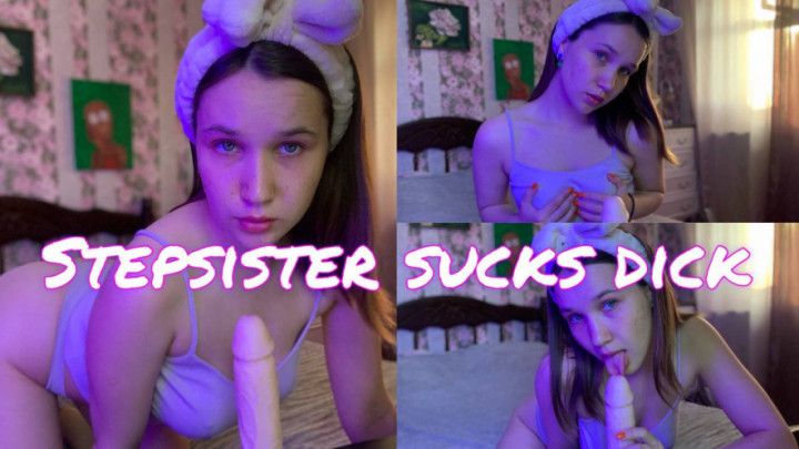 step-sister Sucks Dick