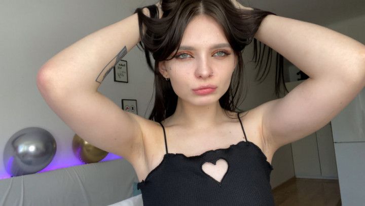 HAIR WORSHIP WITH ARMPIT FETISH