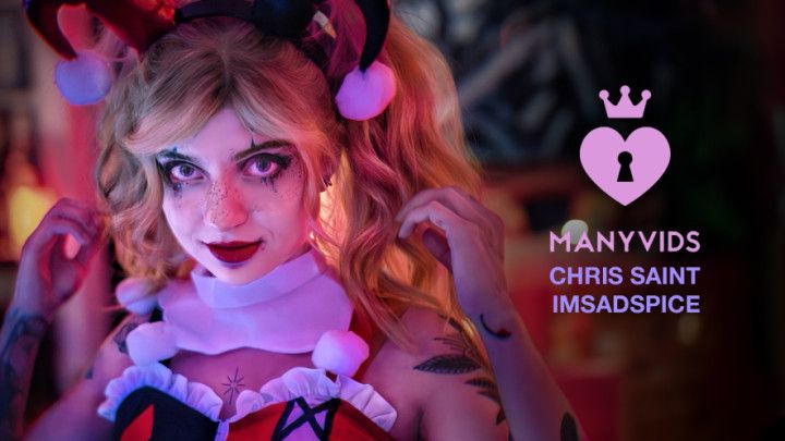 imsadspice &amp; Chris Saint - Harley Halloween cosplay