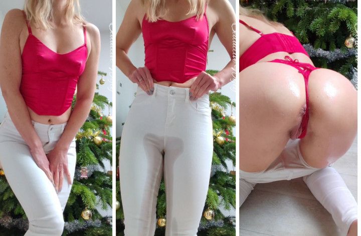 Day one - white jeans wetting