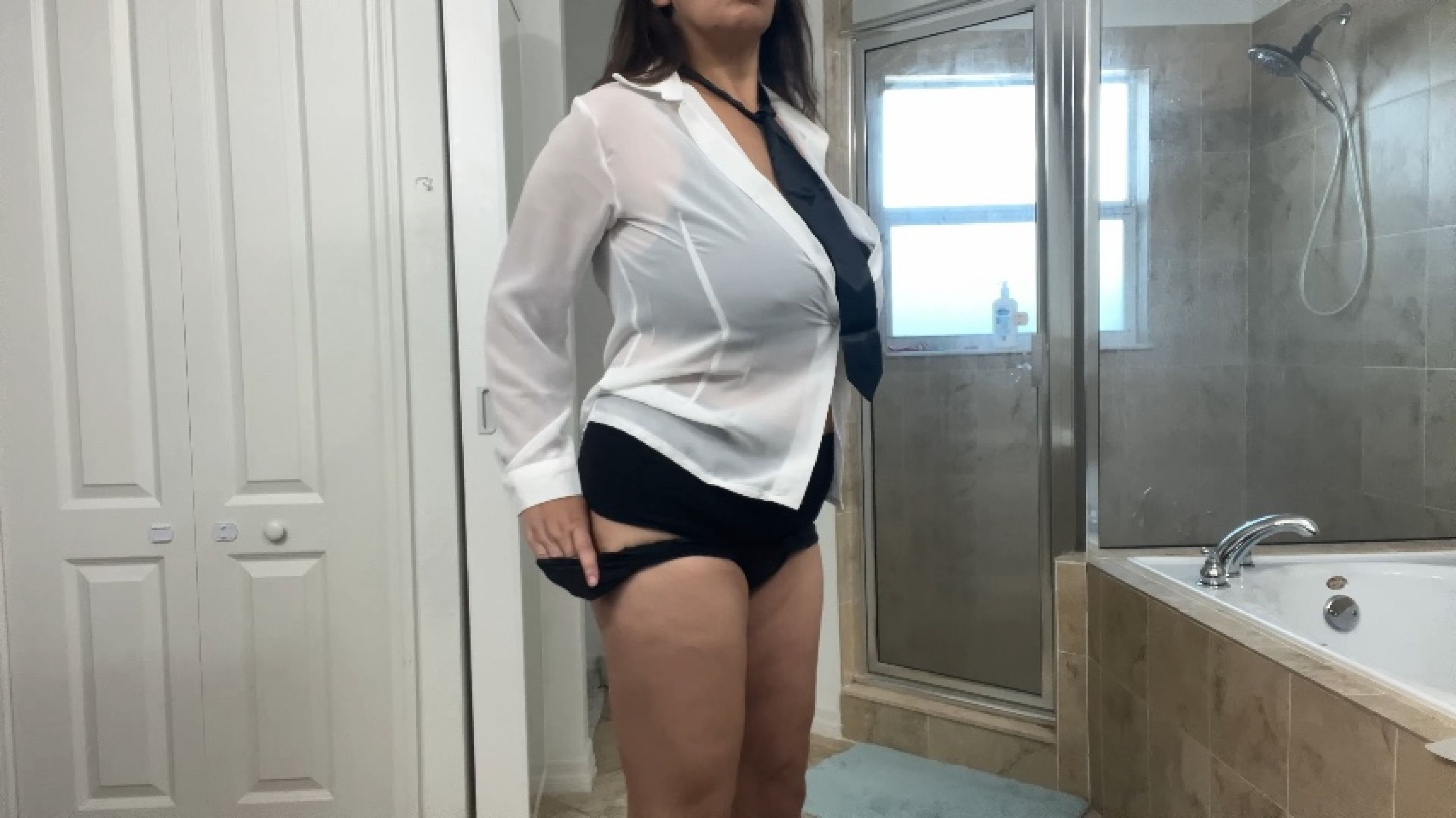 Custom voyeur pantyhose