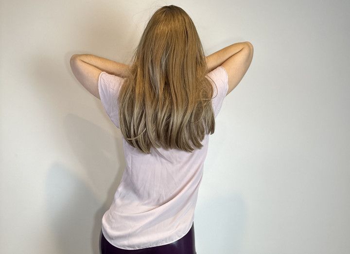 Fuck in Latex leggings