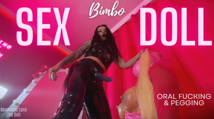 Femdom Christmas: Bimbo Robot Sex Doll Fun