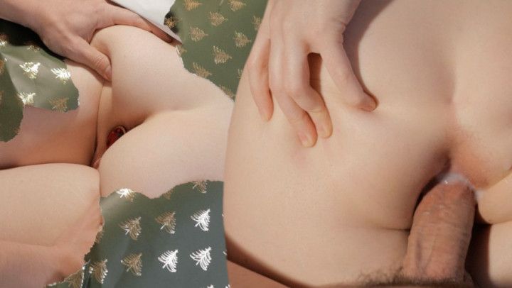 Unwrapping the Perfect Gift: Anal &amp; Cum Filled Delight