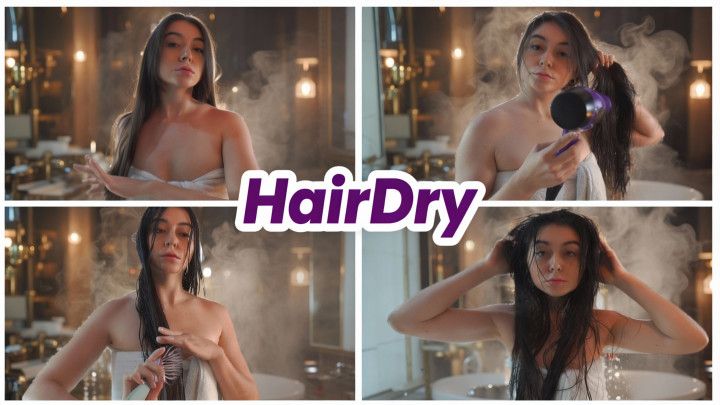 Cozy Post-Shower Routine: Dry My Hair with Me