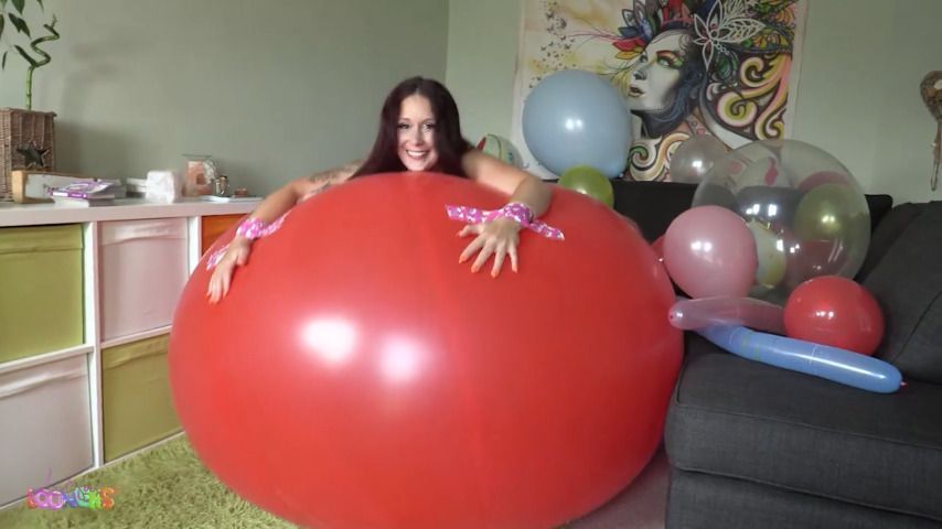 72" balloon bondage escape challenge