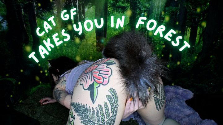 Cat GF Takes You in Forest