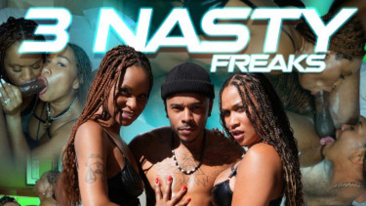 3 Nasty Freaks with @Caramelonline30 &amp; @Musaphoenix1