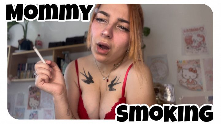 REDHEAD step-MOM SMOKING