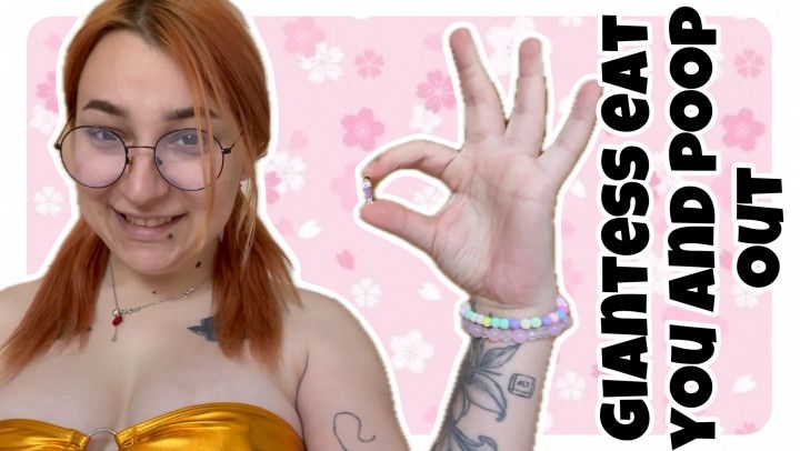 GIANTESS EAT YOU, STUPID BOY