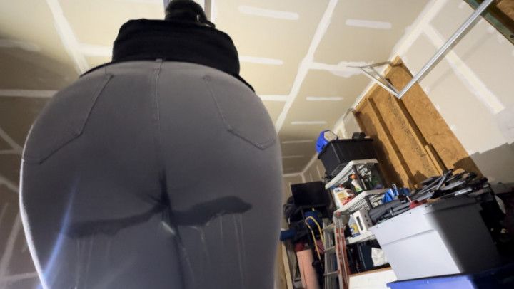 Tied up and desperate in the garage