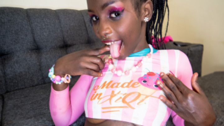 Fucked hard and wet in my stripes