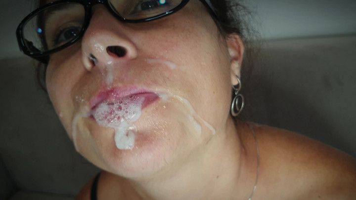 Mouth Full of Sperm! Milf Teacher take Exam 4k60fps