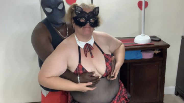 SSBBW Milf fucked In School Uniform