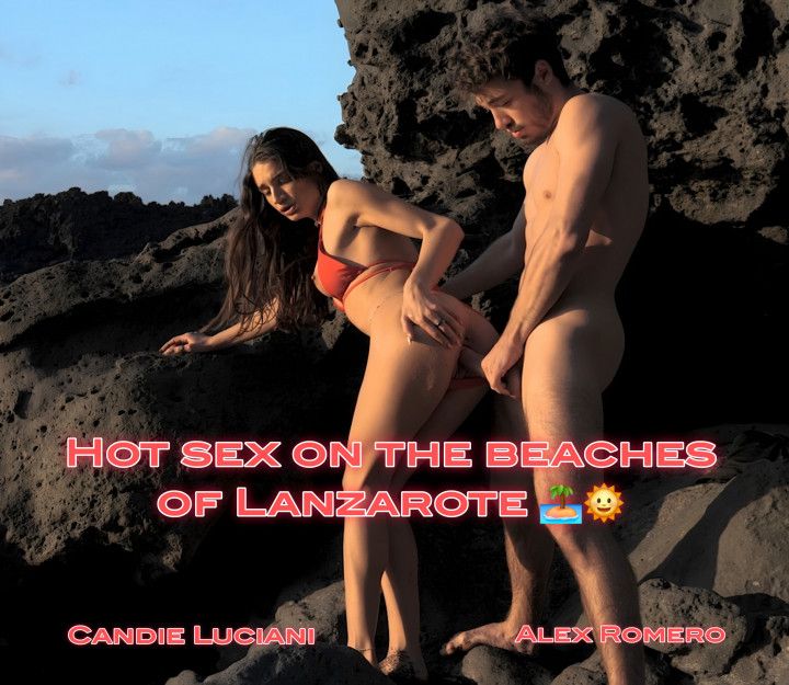 Hot sex on the beaches of Lanzarote
