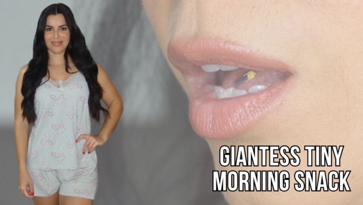 Giantess tiny morning snack - Lalo Cortez and Vanessa