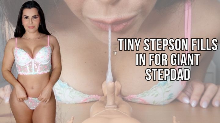 Filling in for giant step-dad - Lalo Cortez and Vanessa