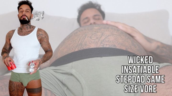 Wickedly insatiable step-dad same size vore - Lalo Cortez