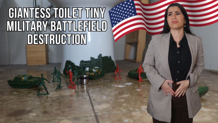 Giantess toilet military battlefield crush - Lalo Cort