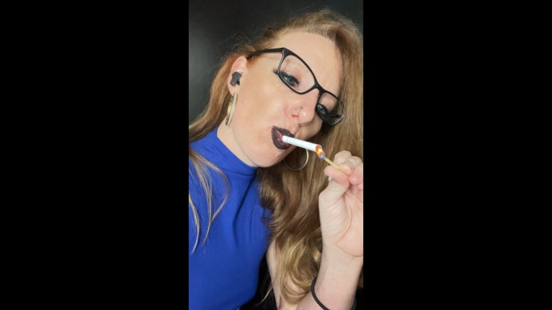 ASMR | Smoking Match Light Up | Redhead