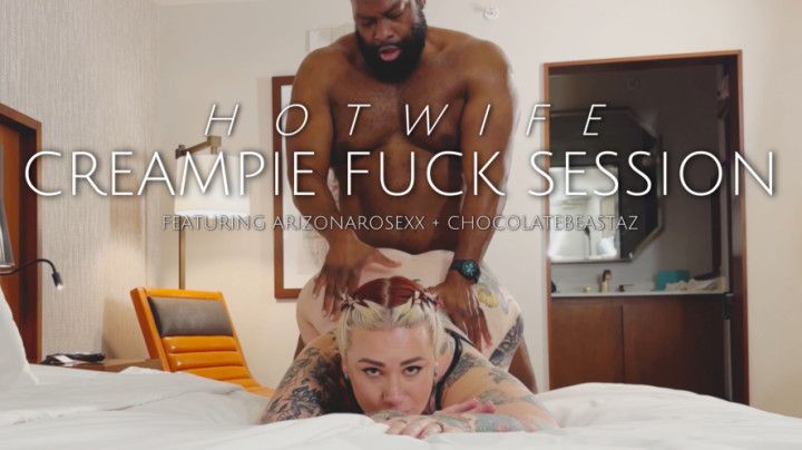Hotwife Creampie Fuck Session with Fit Bull