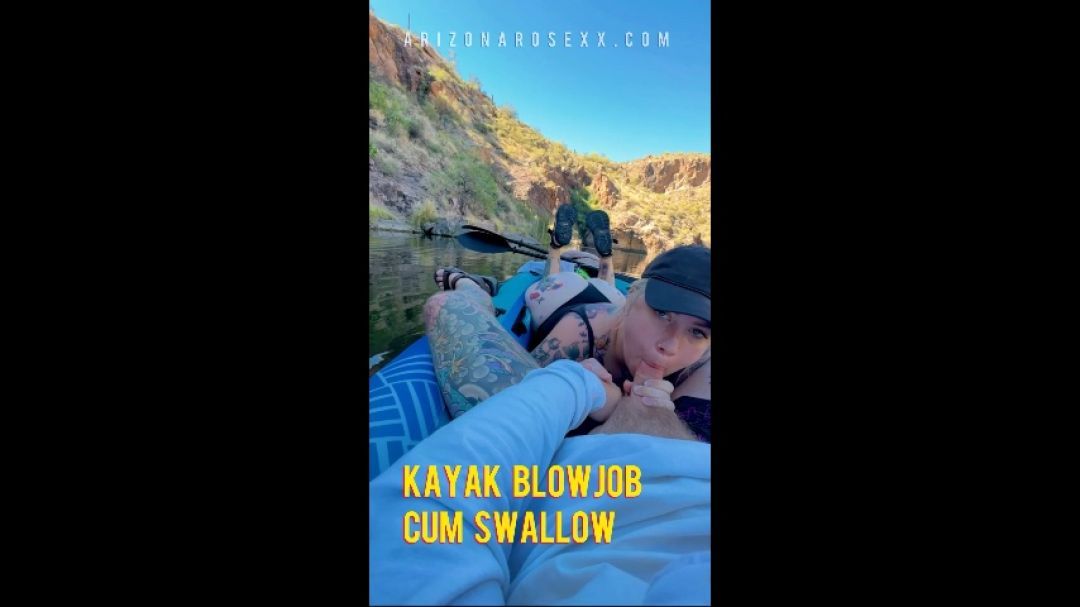 Outdoor Public Blowjob Cum Swallow