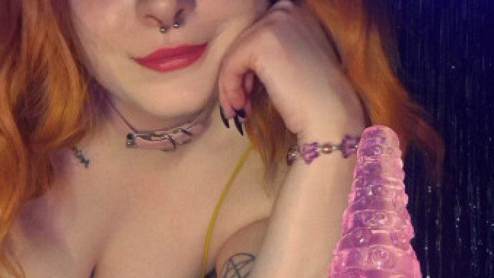 Misty strips and gets DP with a tentacle