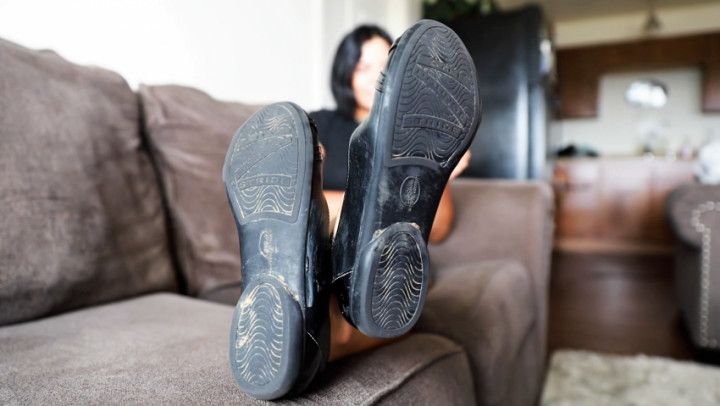 TWO "shoe bottom" clips combined