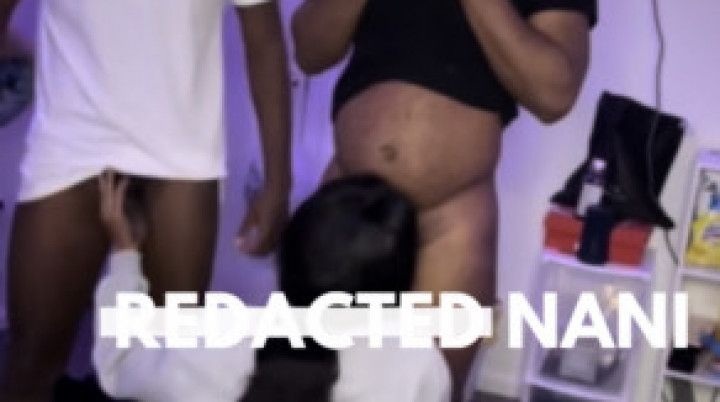 Mall Dick measuring leads to double blowjob