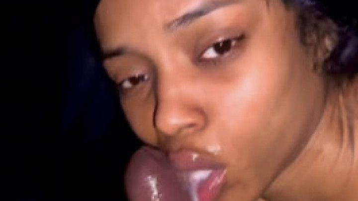 BBC busts nut on my face in back seat